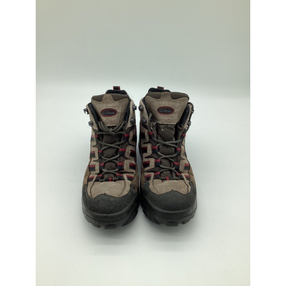 LL Bean Hiking Boots Goretex Brown Leather Ankle  Size Mens Size 9.5 - Picture 3 of 8